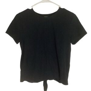 Madewell Woman’s Short Sleeve Knot-Back Tee Size Small